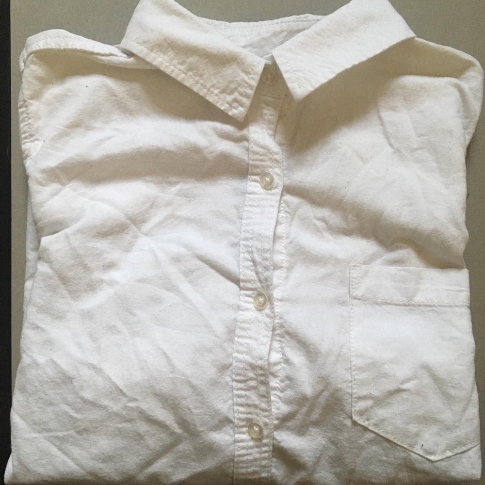 White button down
